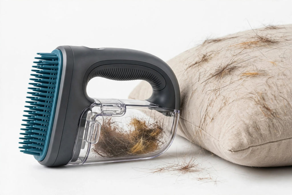 Reusable Pet Hair Remover – No Adhesive Roller Needed for Dogs & Cats